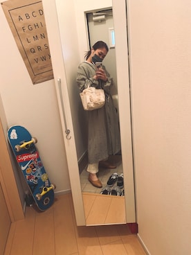 𝐑𝐈𝐈（rina tokiai）さん（レディース・163cm）の春コーディネート