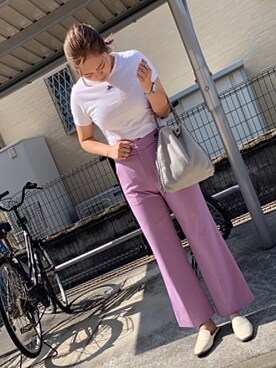 𝐑𝐈𝐈（rina tokiai）さん（レディース・163cm）の春コーディネート