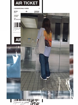 𝐑𝐈𝐈（rina tokiai）さん（レディース・163cm）の夏コーディネート