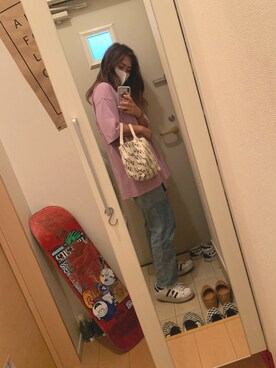 「Dunno（ドノウ）のアイテム」を使った、𝐑𝐈𝐈（rina tokiai）さん（レディース・163cm）の夏コーディネート