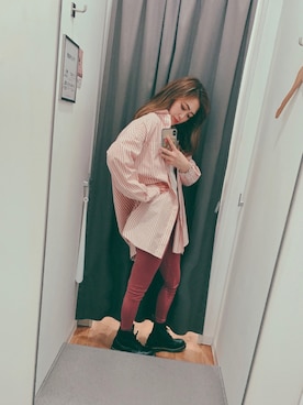 𝐑𝐈𝐈（rina tokiai）さん（レディース・166cm）の冬コーディネート