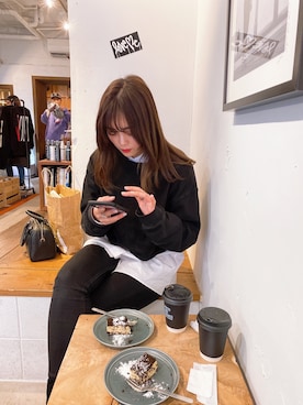 𝐑𝐈𝐈（rina tokiai）さん（レディース・166cm）の冬コーディネート