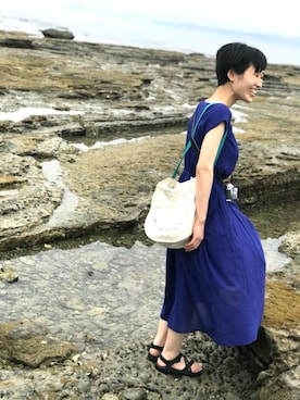 naoさん（レディース・156cm）の夏コーディネート