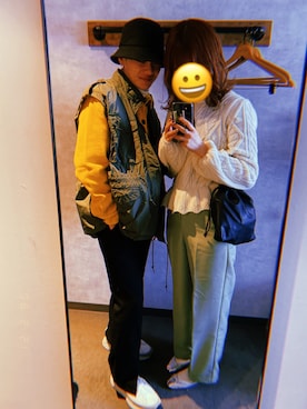 「BEAMS BOY（ビームスボーイ）のアイテム（ジャケット/アウター）」を使った、Sさん（メンズ・166cm）の冬コーディネート