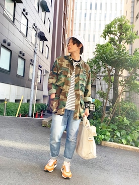 「mtg.（モンタージュ）のアイテム」を使った、kenta/emptykraftさん（メンズ・168cm）の春コーディネート