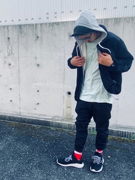 「ENGINEERED GARMENTS」｜「アイテム（その他アウター）」を使った、 GASTRIC WEAKⓂ︎さん（メンズ・170cm）の秋コーディネート