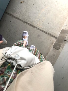 「UNE MANSION（ユヌマンション）のアイテム（ジャケット/アウター）」を使った、ささん（レディース・158cm）の夏コーディネート