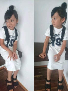 yuriha☆さん（キッズ・110cm）の夏コーディネート