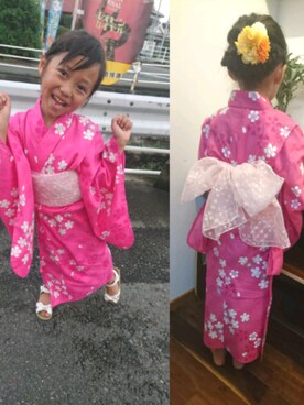 yuriha☆さん（キッズ・110cm）の夏コーディネート