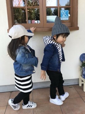 yuriha☆さん（キッズ・90cm）の春コーディネート