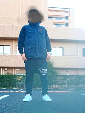 「Back Channel（バックチャンネル）のアイテム（ジャケット/アウター）」を使った、H&Yさん（メンズ・168cm）の秋コーディネート