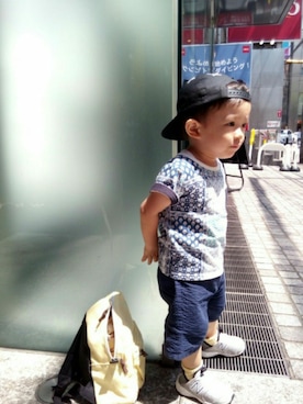 「CORVA（コルヴァ）のアイテム」を使った、ゆうさん（キッズ・90cm）の夏コーディネート