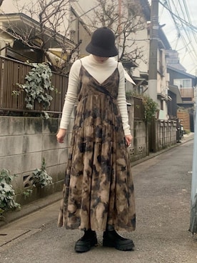 ぶんさん（レディース・153cm）の冬コーディネート