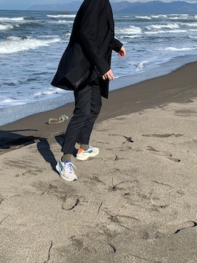 「ADER error（アーダーエラー）のアイテム（シューズ）」を使った、가쿠さん（メンズ・167cm）の秋コーディネート