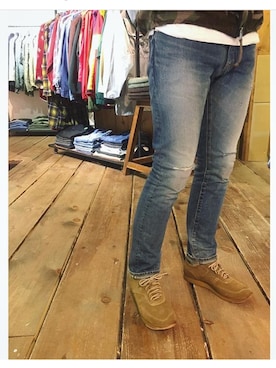 「nonnative（ノンネイティブ）のアイテム（マウンテンパーカー）」を使った、NIINUMAさん（メンズ・177cm）の春コーディネート