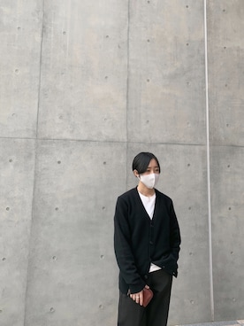 「A.P.C.（アーペーセー）のアイテム（財布/小物）」を使った、Rifさん（レディース・158cm）の冬コーディネート
