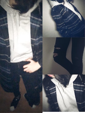 「網タイツ」｜「アイテム（チェスターコート）」を使った、🐰Brownrabbits🐰さん（レディース・172cm）の冬コーディネート