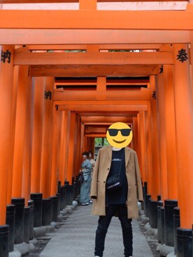 「ROLLING CRADLE（ローリングクレイドル）のアイテム（スウェット）」を使った、ルルさん（メンズ・173cm）の春コーディネート