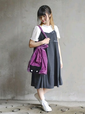 「WORLD WIDE LOVE!（ワールドワイドラブ）のアイテム」を使った、WORLD WIDE LOVE!さん（レディース・157cm）の夏コーディネート