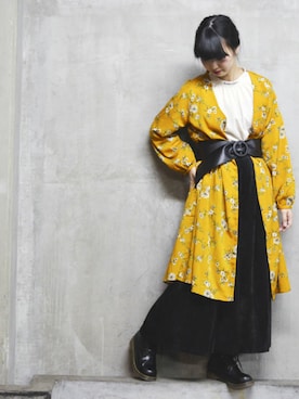 「Rydia（リディア）のアイテム」を使った、WORLD WIDE LOVE!さん（レディース・157cm）の秋コーディネート