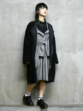 「outfit」｜「アイテム（ノーカラージャケット）」を使った、WORLD WIDE LOVE!さん（レディース・157cm）の秋コーディネート