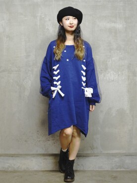 「WORLD WIDE LOVE!（ワールドワイドラブ）のアイテム」を使った、WORLD WIDE LOVE!さん（レディース・157cm）の冬コーディネート