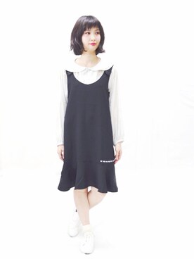 「Rydia（リディア）のアイテム（シューズ）」を使った、WORLD WIDE LOVE!さん（レディース・157cm）の春コーディネート