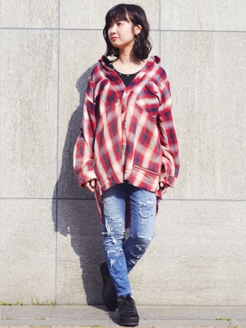 World Wide Love World Wide Love 本社 World Wide Love のシャツ ブラウスを使ったコーディネート Wear