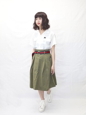 「Rydia（リディア）のアイテム（シューズ）」を使った、WORLD WIDE LOVE!さん（レディース・157cm）の春コーディネート