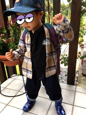 boy_snさん（キッズ・90cm）の秋コーディネート