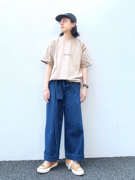 「CRAIG GREEN（クレイググリーン）のアイテム（パンツ）」を使った、YouTuber美容師テラヤマジック相互さん（メンズ・172cm）の春コーディネート