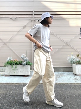 「TrAnsference - T/f （トランスファレンス）のアイテム（トップス）」を使った、YouTuber美容師テラヤマジック相互さん（メンズ・172cm）の夏コーディネート