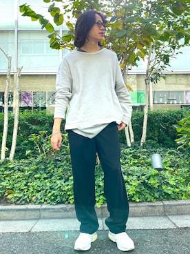 「TrAnsference - T/f （トランスファレンス）のアイテム（トップス）」を使った、YouTuber美容師テラヤマジック相互さん（メンズ・172cm）の秋コーディネート