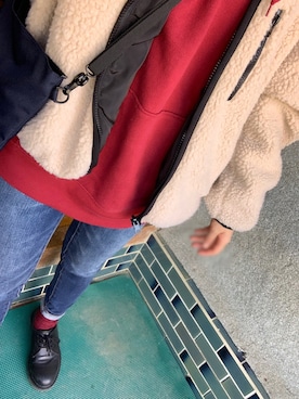 「Hawkins（ホーキンス）のアイテム」を使った、縁さん（レディース・156cm）の冬コーディネート