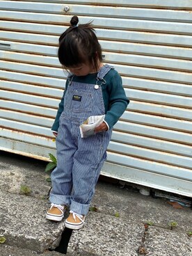 オールインワン サロペットを使った 2歳女の子 の人気ファッションコーディネート Wear