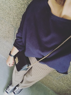 「GRL」｜mizichen♡̆̈さん（キッズ・110cm）の秋コーディネート