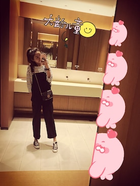 「GRL」｜mizichen♡̆̈さん（キッズ・120cm）の秋コーディネート