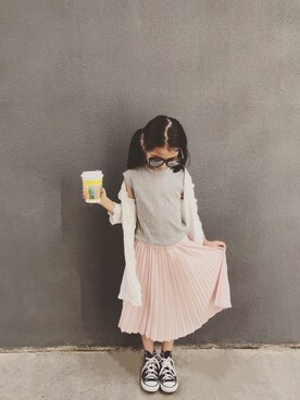 mizichen♡̆̈さん（キッズ・125cm）の夏コーディネート