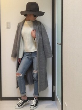 KAORIIIIIIIIさん（レディース・156cm）の冬コーディネート