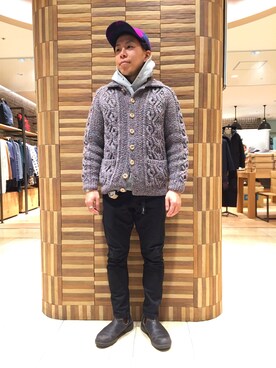 funatoさん（メンズ・166cm）の冬コーディネート