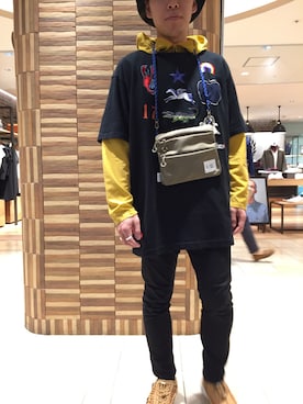 「WILD THINGS（ワイルドシングス）のアイテム（ブルゾン）」を使った、funatoさん（メンズ・166cm）の春コーディネート
