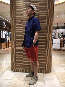 「AlexanderLeeChang（アレキサンダーリーチャン）のアイテム（キャップ）」を使った、funatoさん（メンズ・166cm）の春コーディネート