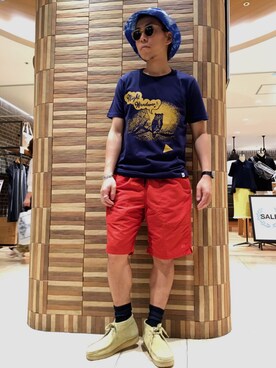 funatoさん（メンズ・166cm）の夏コーディネート