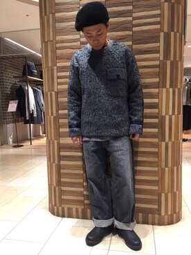 「Blundstone（ブランドストーン）のBlundstone/ブランドストーン　ｻｲﾄﾞｺﾞｱﾌﾞｰﾂ Men's（ブーツ）」を使った、funatoさん（メンズ・166cm）の秋コーディネート