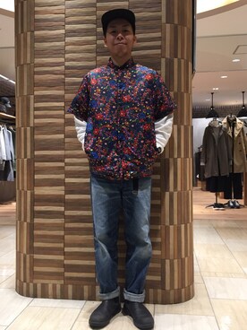 「ボヘミアンズ」｜「アイテム（ジャケット/アウター）」を使った、funatoさん（メンズ・166cm）の秋コーディネート