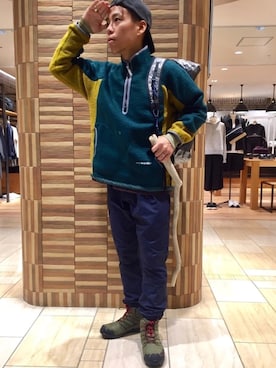 「BEAVER（ビーバー）のアイテム（バックパック/リュック）」を使った、funatoさん（メンズ・166cm）の秋コーディネート