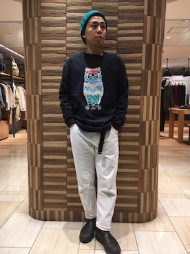 「Blundstone（ブランドストーン）のBlundstone/ブランドストーン　ｻｲﾄﾞｺﾞｱﾌﾞｰﾂ Men's（ブーツ）」を使った、funatoさん（メンズ・166cm）の秋コーディネート