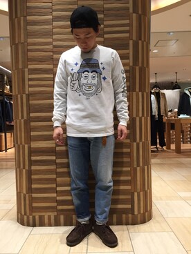 funatoさん（メンズ・166cm）の冬コーディネート