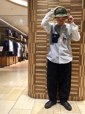 「Blundstone（ブランドストーン）のBlundstone/ブランドストーン　ｻｲﾄﾞｺﾞｱﾌﾞｰﾂ Men's（ブーツ）」を使った、funatoさん（メンズ・166cm）の春コーディネート