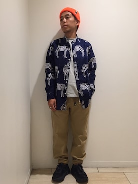 funatoさん（メンズ・166cm）の夏コーディネート